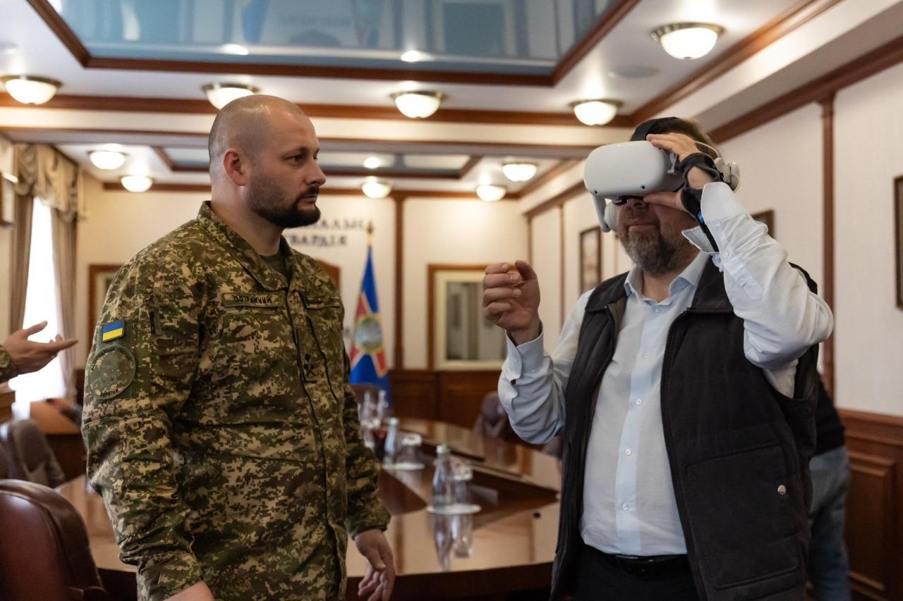 Напрацювання з VR-терапії ПТСР були презентовані керівництву Національної гвардії України